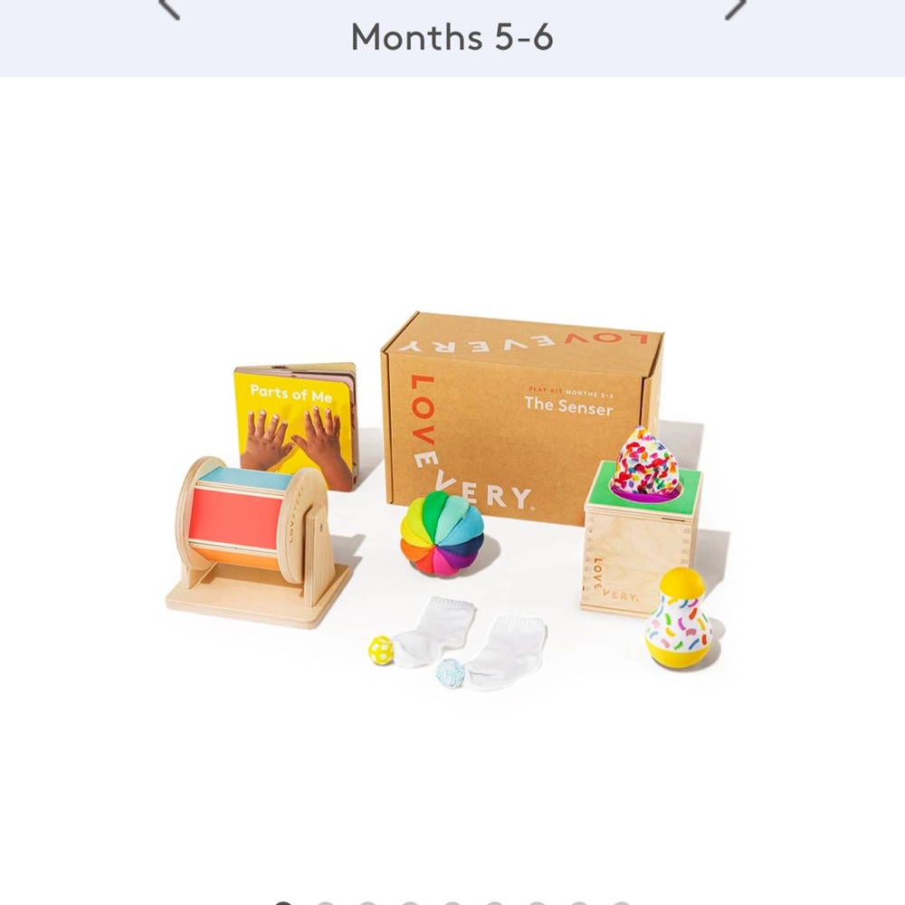 Lovevery play kit 5-6 months